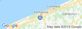 Ashtabula map